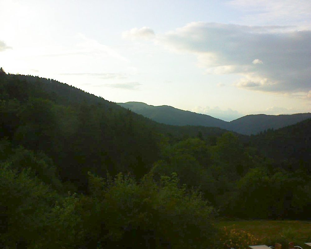 Le petit ballon vu depuis le Domaine Langmatt à Murbach le 12.07.2019 à 20:45 Le petit ballon (Alsace, Vosges) le 12.07.2019 à 20:45