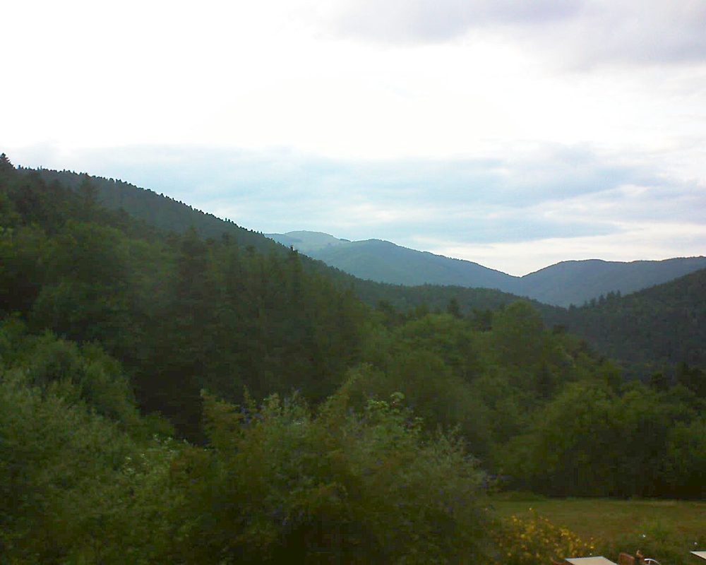 Le petit ballon vu depuis le Domaine Langmatt à Murbach le 13.07.2019 à 20:30 Le petit ballon (Alsace, Vosges) le 13.07.2019 à 20:30