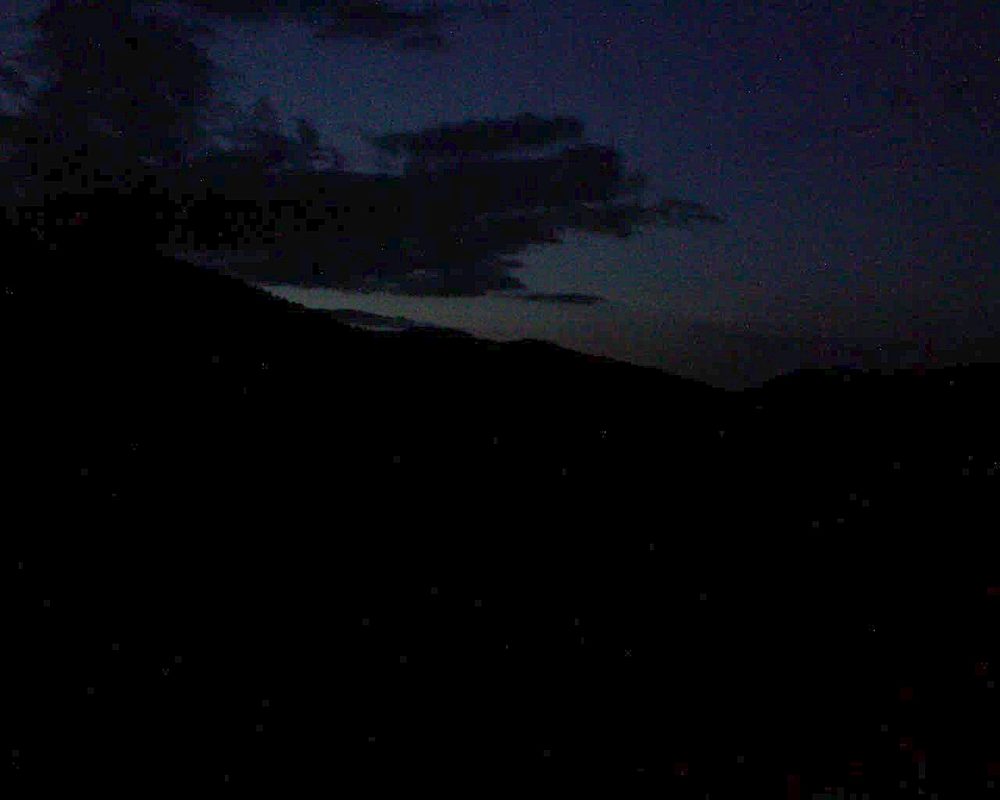 Le petit ballon vu depuis le Domaine Langmatt à Murbach le 13.07.2019 à 22:15 Le petit ballon (Alsace, Vosges) le 13.07.2019 à 22:15