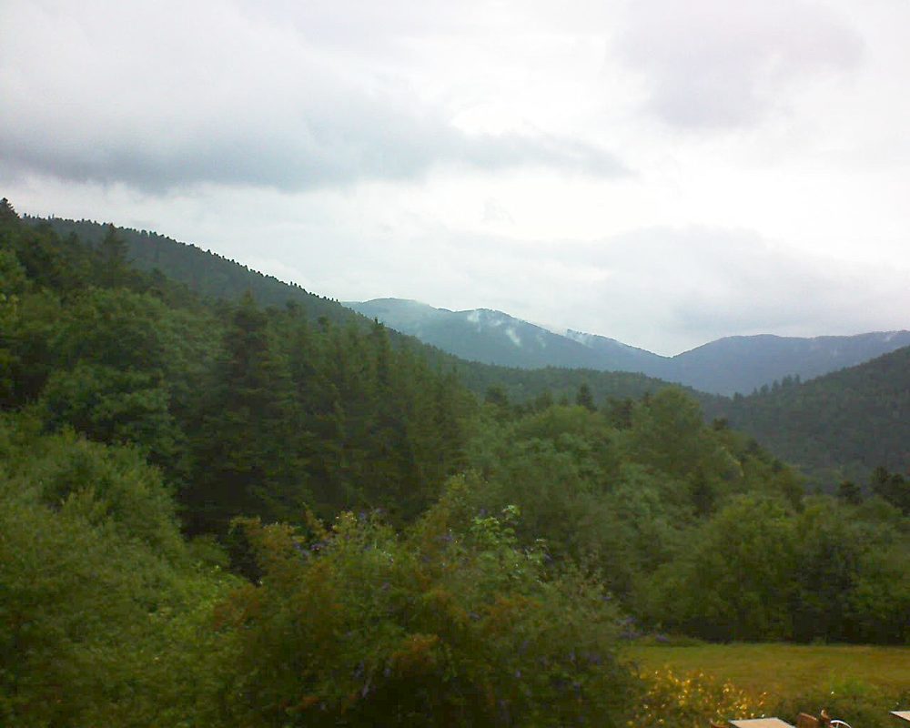 Le petit ballon vu depuis le Domaine Langmatt à Murbach le 14.07.2019 à 15:45 Le petit ballon (Alsace, Vosges) le 14.07.2019 à 15:45