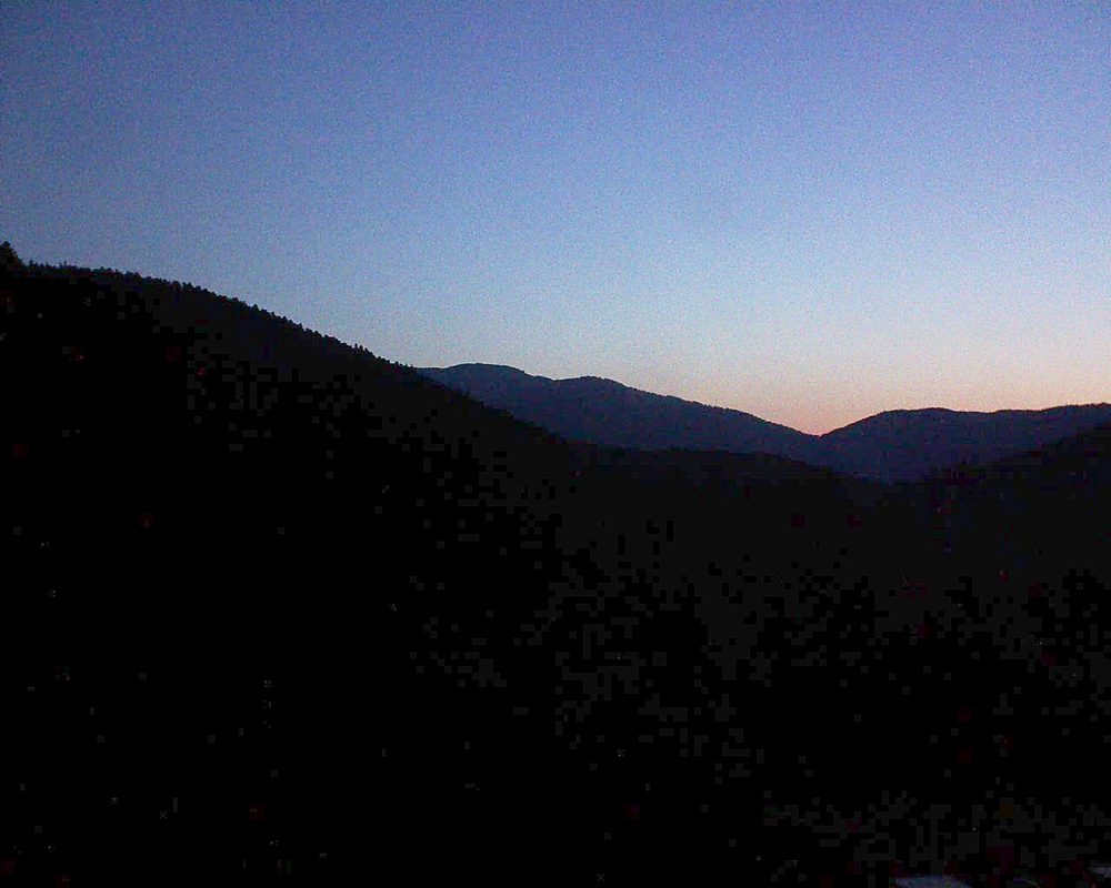 Le petit ballon vu depuis le Domaine Langmatt à Murbach le 16.07.2019 à 05:15 Le petit ballon (Alsace, Vosges) le 16.07.2019 à 05:15