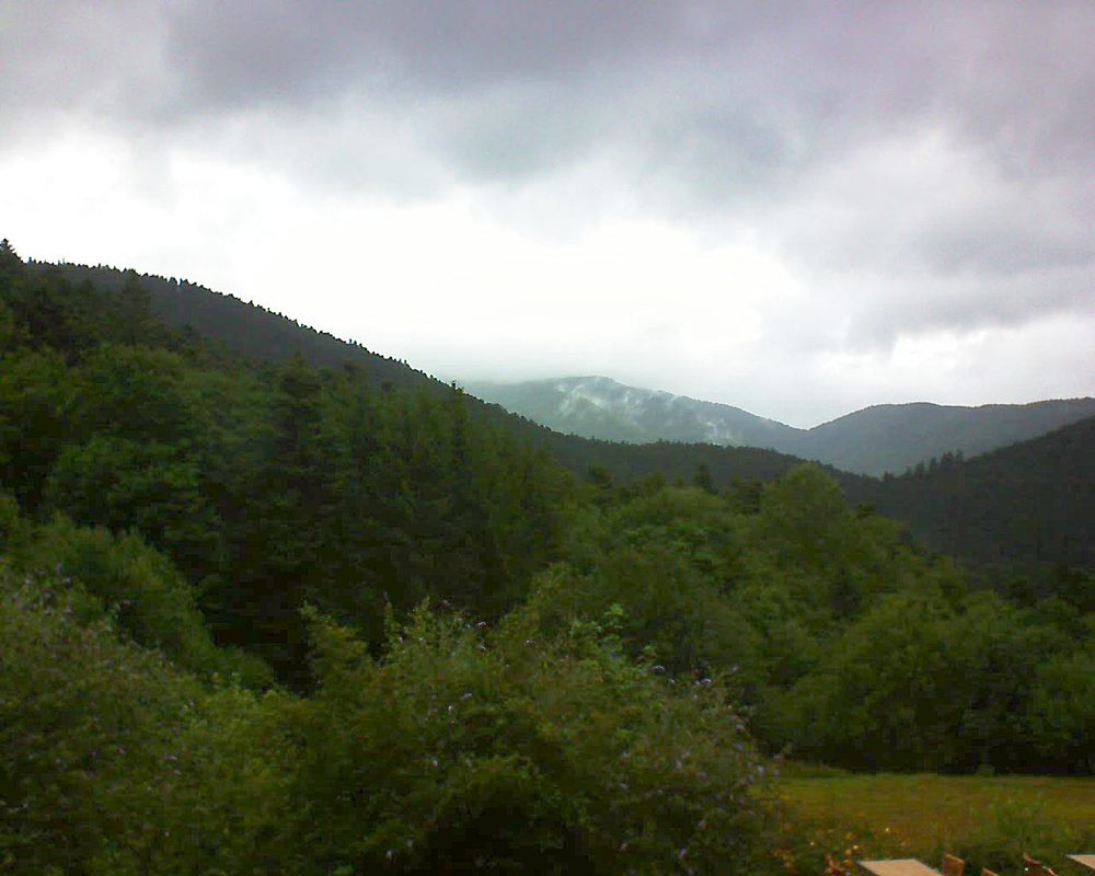 Le petit ballon vu depuis le Domaine Langmatt à Murbach le 28.07.2019 à 15:15 Le petit ballon (Alsace, Vosges) le 28.07.2019 à 15:15