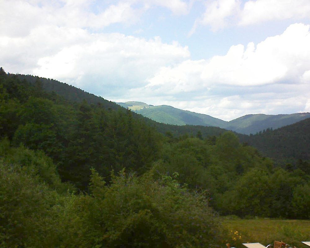 Le petit ballon vu depuis le Domaine Langmatt à Murbach le 03.08.2019 à 15:15 Le petit ballon (Alsace, Vosges) le 03.08.2019 à 15:15