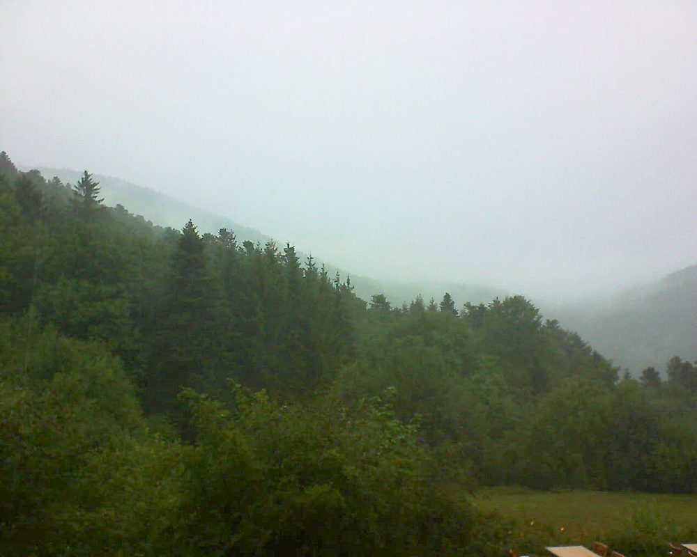 Le petit ballon vu depuis le Domaine Langmatt à Murbach le 07.08.2019 à 14:30 Le petit ballon (Alsace, Vosges) le 07.08.2019 à 14:30