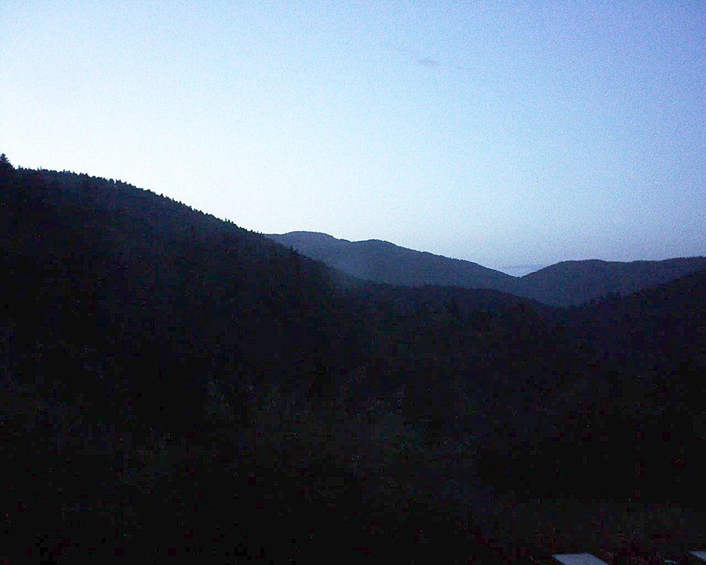 Le petit ballon vu depuis le Domaine Langmatt à Murbach le 10.08.2019 à 21:15 Le petit ballon (Alsace, Vosges) le 10.08.2019 à 21:15