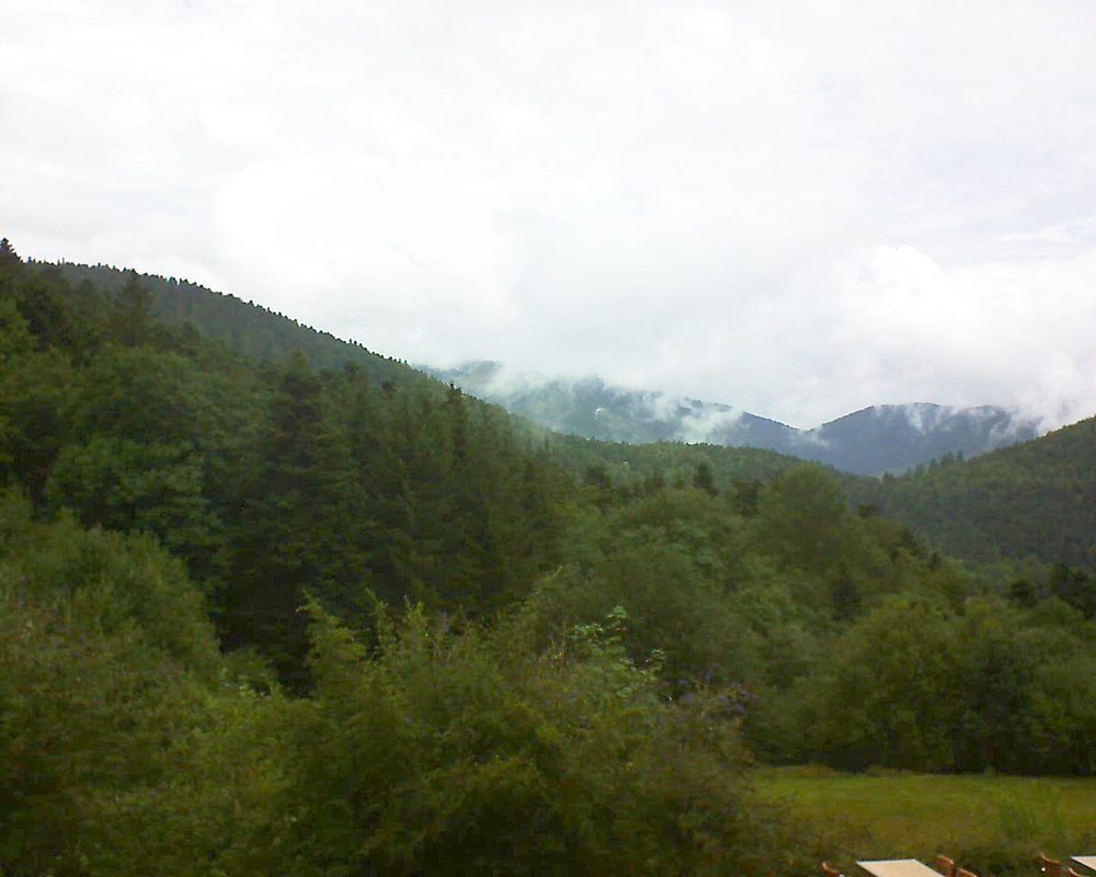 Le petit ballon vu depuis le Domaine Langmatt à Murbach le 12.08.2019 à 12:15 Le petit ballon (Alsace, Vosges) le 12.08.2019 à 12:15