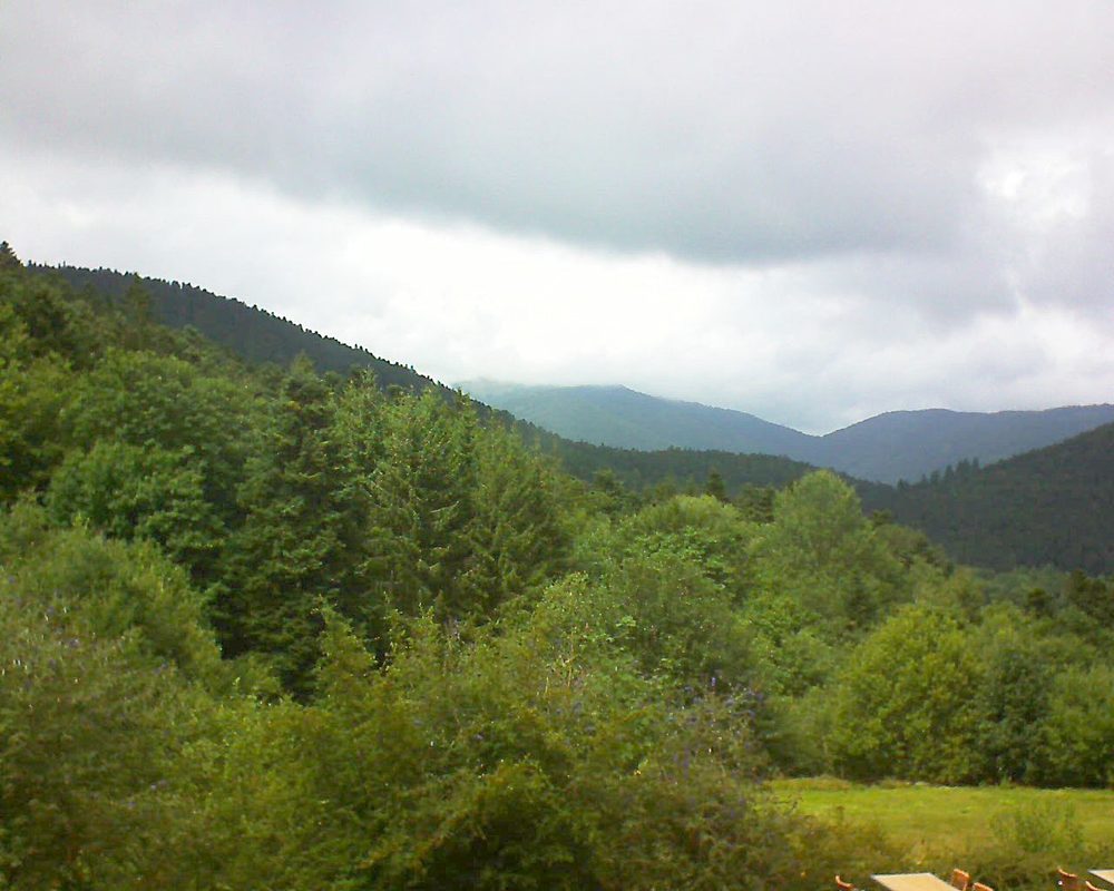 Le petit ballon vu depuis le Domaine Langmatt à Murbach le 12.08.2019 à 15:00 Le petit ballon (Alsace, Vosges) le 12.08.2019 à 15:00