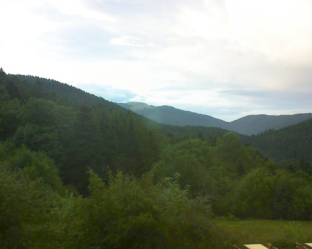 Le petit ballon vu depuis le Domaine Langmatt à Murbach le 12.08.2019 à 20:15 Le petit ballon (Alsace, Vosges) le 12.08.2019 à 20:15