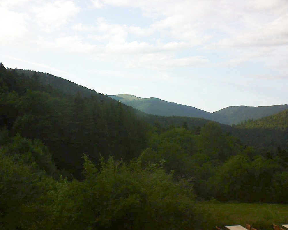 Le petit ballon vu depuis le Domaine Langmatt à Murbach le 13.08.2019 à 19:15 Le petit ballon (Alsace, Vosges) le 13.08.2019 à 19:15