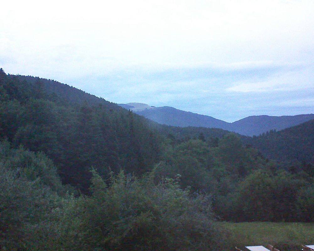 Le petit ballon vu depuis le Domaine Langmatt à Murbach le 17.08.2019 à 20:45 Le petit ballon (Alsace, Vosges) le 17.08.2019 à 20:45