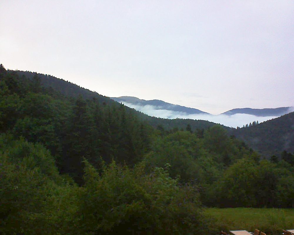 Le petit ballon vu depuis le Domaine Langmatt à Murbach le 20.08.2019 à 20:15 Le petit ballon (Alsace, Vosges) le 20.08.2019 à 20:15
