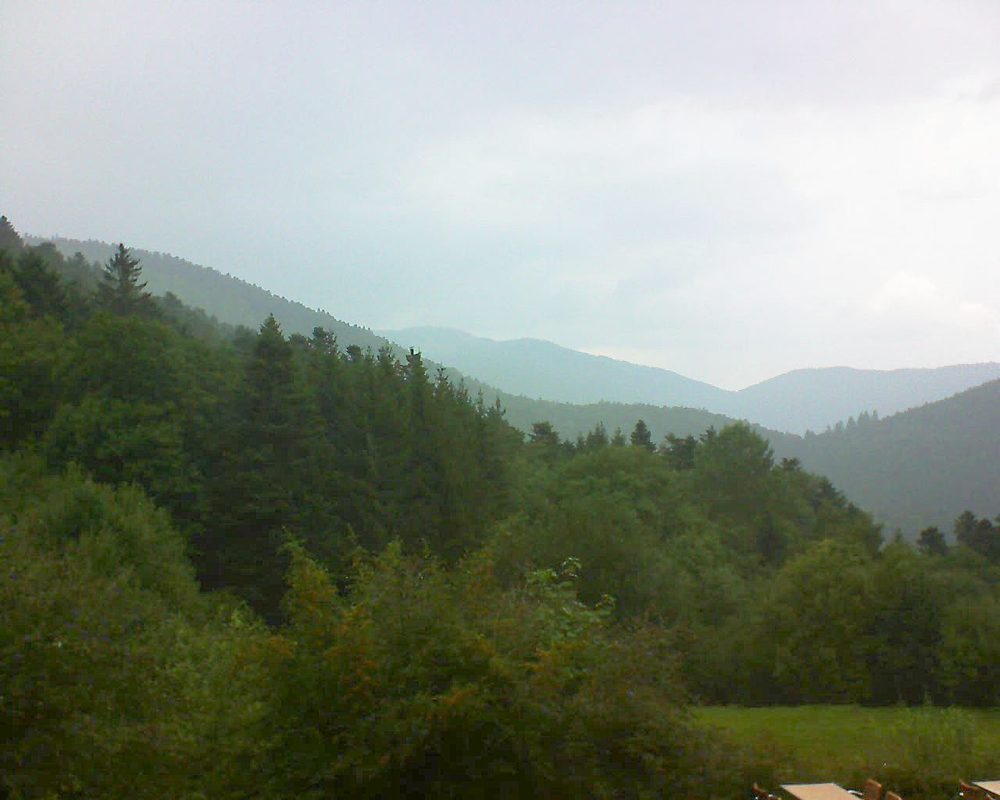Le petit ballon vu depuis le Domaine Langmatt à Murbach le 29.08.2019 à 15:15 Le petit ballon (Alsace, Vosges) le 29.08.2019 à 15:15