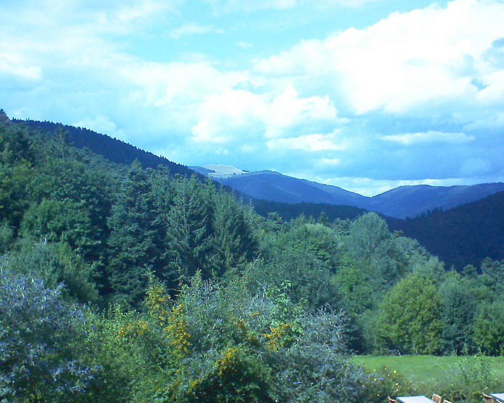 Le petit ballon vu depuis le Domaine Langmatt à Murbach le 07.09.2019 à 15:00 Le petit ballon (Alsace, Vosges) le 07.09.2019 à 15:00