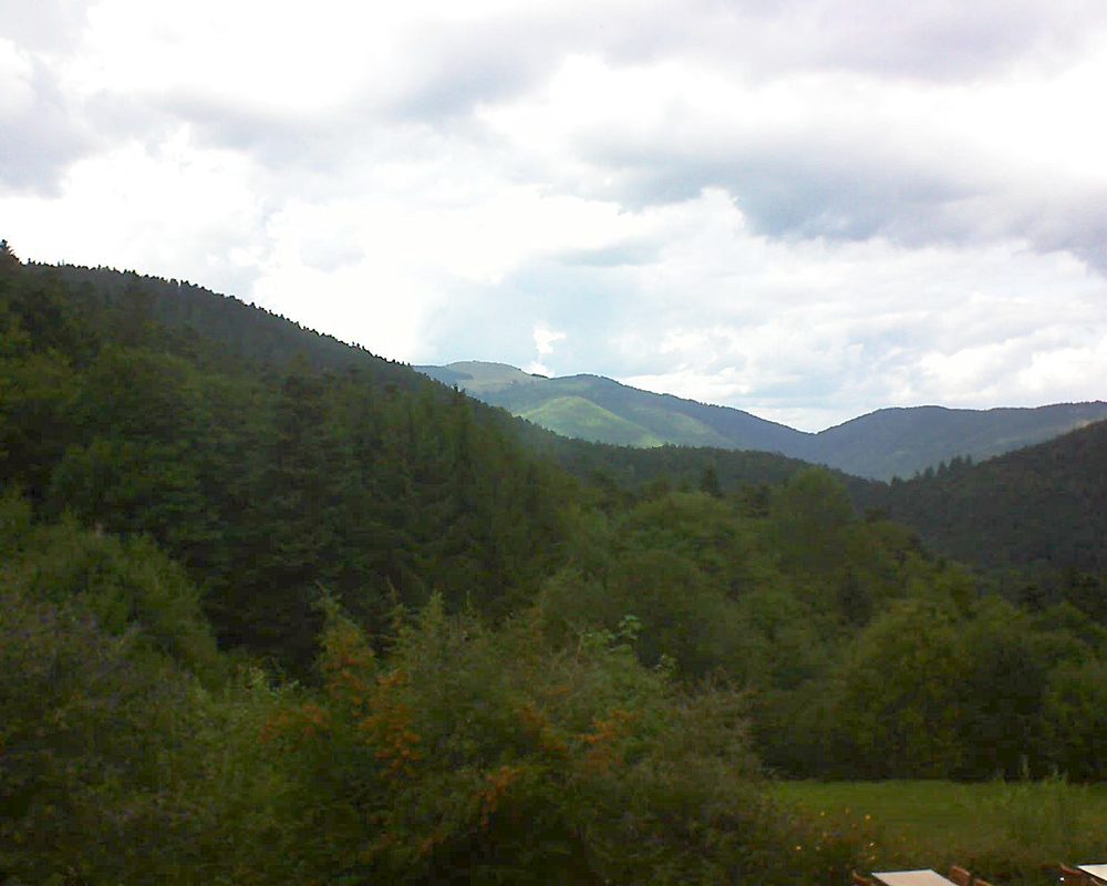 Le petit ballon vu depuis le Domaine Langmatt à Murbach le 07.09.2019 à 15:30 Le petit ballon (Alsace, Vosges) le 07.09.2019 à 15:30