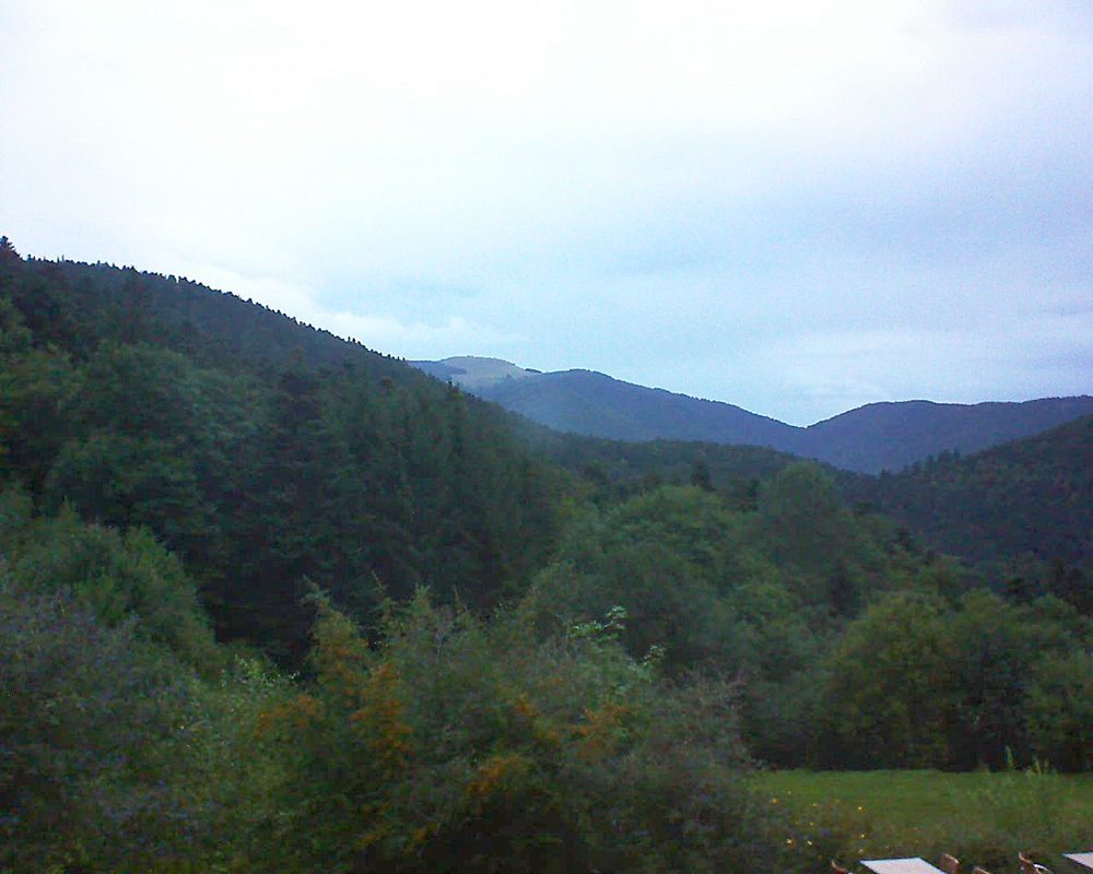 Le petit ballon vu depuis le Domaine Langmatt à Murbach le 07.09.2019 à 19:45 Le petit ballon (Alsace, Vosges) le 07.09.2019 à 19:45