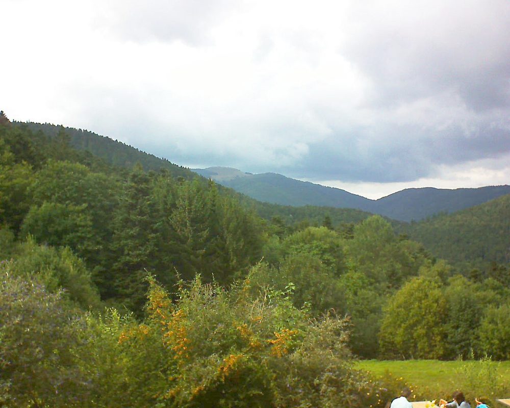 Le petit ballon vu depuis le Domaine Langmatt à Murbach le 08.09.2019 à 16:15 Le petit ballon (Alsace, Vosges) le 08.09.2019 à 16:15