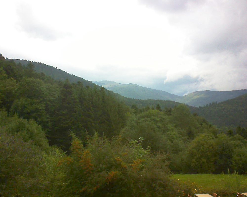 Le petit ballon vu depuis le Domaine Langmatt à Murbach le 08.09.2019 à 17:15 Le petit ballon (Alsace, Vosges) le 08.09.2019 à 17:15