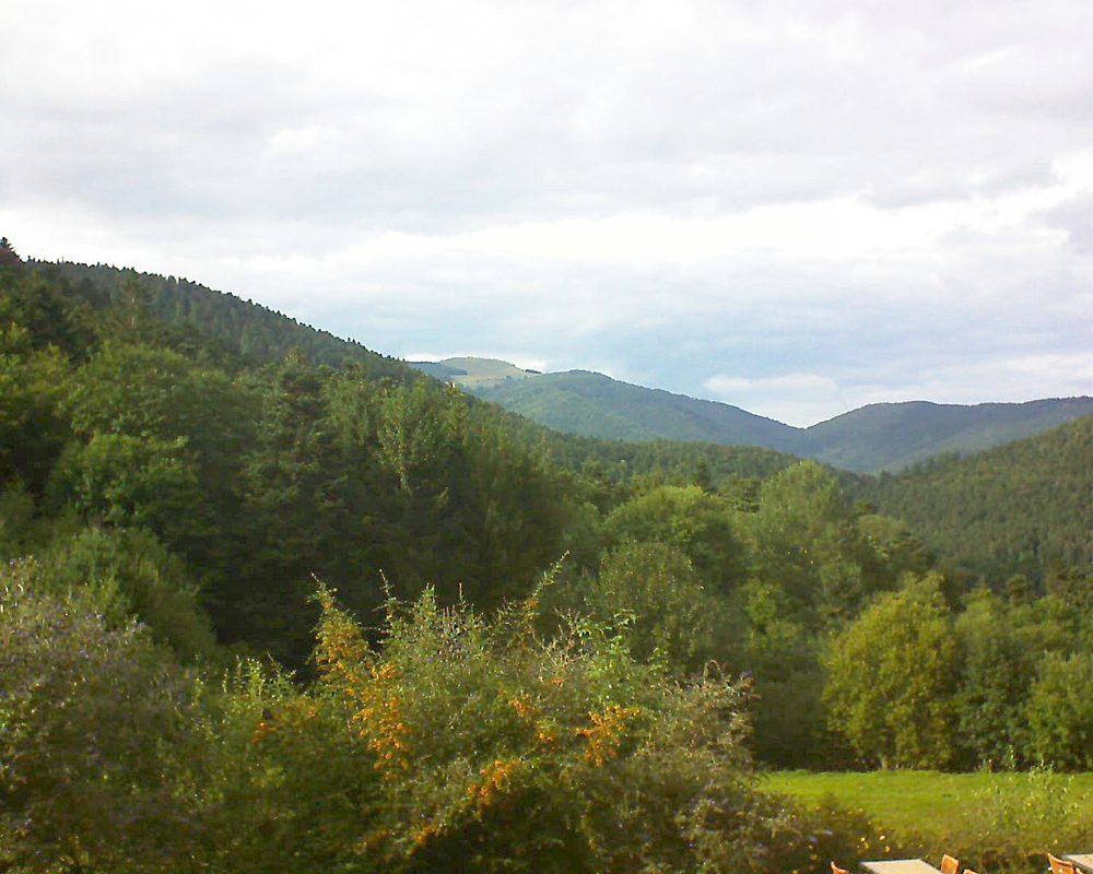 Le petit ballon vu depuis le Domaine Langmatt à Murbach le 09.09.2019 à 17:00 Le petit ballon (Alsace, Vosges) le 09.09.2019 à 17:00