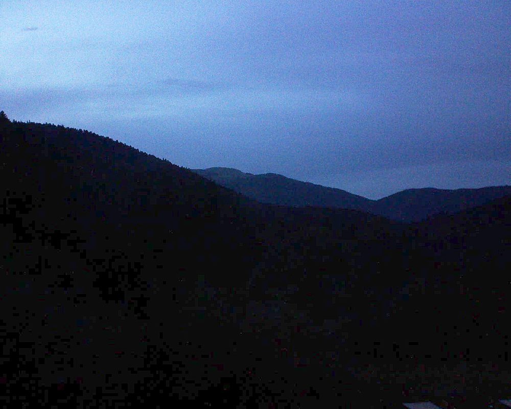 Le petit ballon vu depuis le Domaine Langmatt à Murbach le 09.09.2019 à 20:15 Le petit ballon (Alsace, Vosges) le 09.09.2019 à 20:15