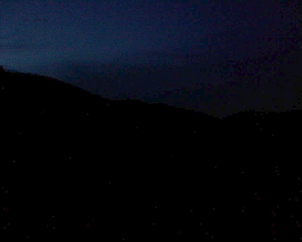 Le petit ballon vu depuis le Domaine Langmatt à Murbach le 09.09.2019 à 20:30 Le petit ballon (Alsace, Vosges) le 09.09.2019 à 20:30