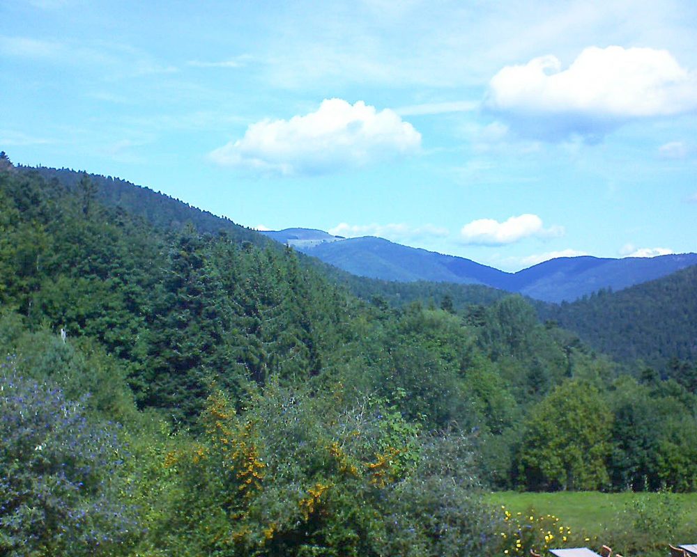 Le petit ballon vu depuis le Domaine Langmatt à Murbach le 10.09.2019 à 12:30 Le petit ballon (Alsace, Vosges) le 10.09.2019 à 12:30