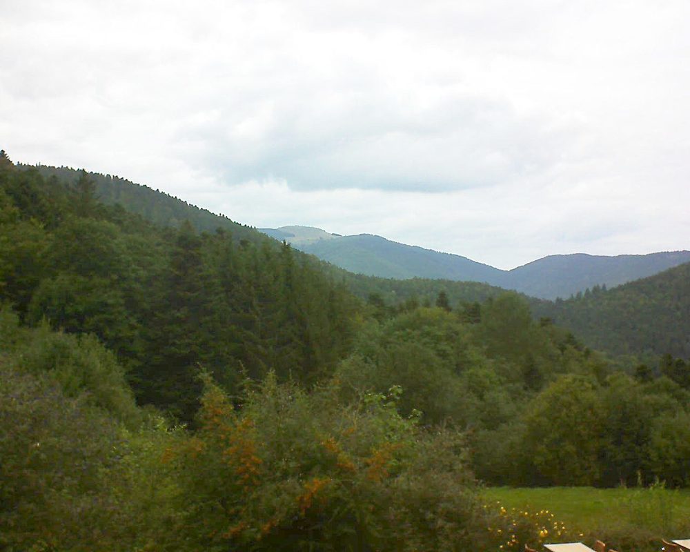 Le petit ballon vu depuis le Domaine Langmatt à Murbach le 11.09.2019 à 13:00 Le petit ballon (Alsace, Vosges) le 11.09.2019 à 13:00