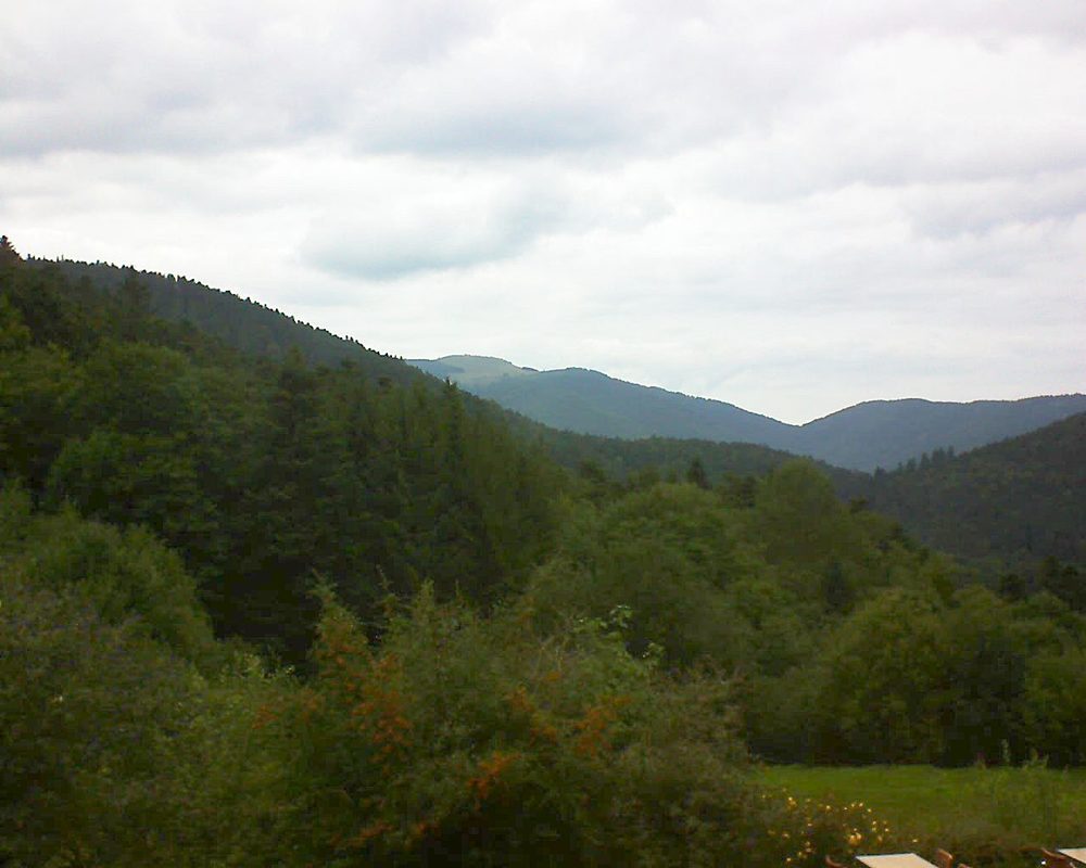Le petit ballon vu depuis le Domaine Langmatt à Murbach le 11.09.2019 à 14:30 Le petit ballon (Alsace, Vosges) le 11.09.2019 à 14:30