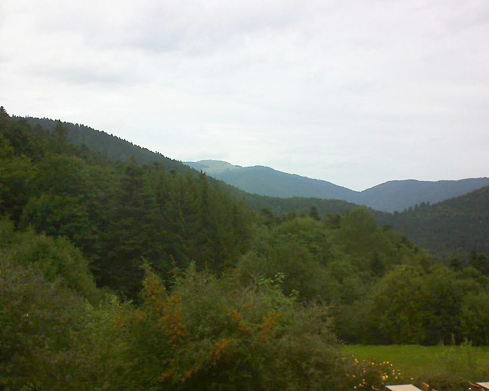 Le petit ballon vu depuis le Domaine Langmatt à Murbach le 11.09.2019 à 16:00 Le petit ballon (Alsace, Vosges) le 11.09.2019 à 16:00