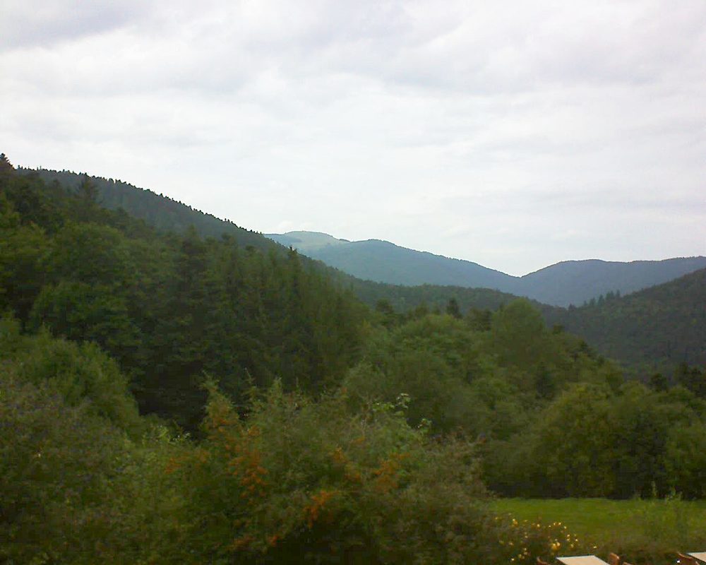 Le petit ballon vu depuis le Domaine Langmatt à Murbach le 11.09.2019 à 16:15 Le petit ballon (Alsace, Vosges) le 11.09.2019 à 16:15