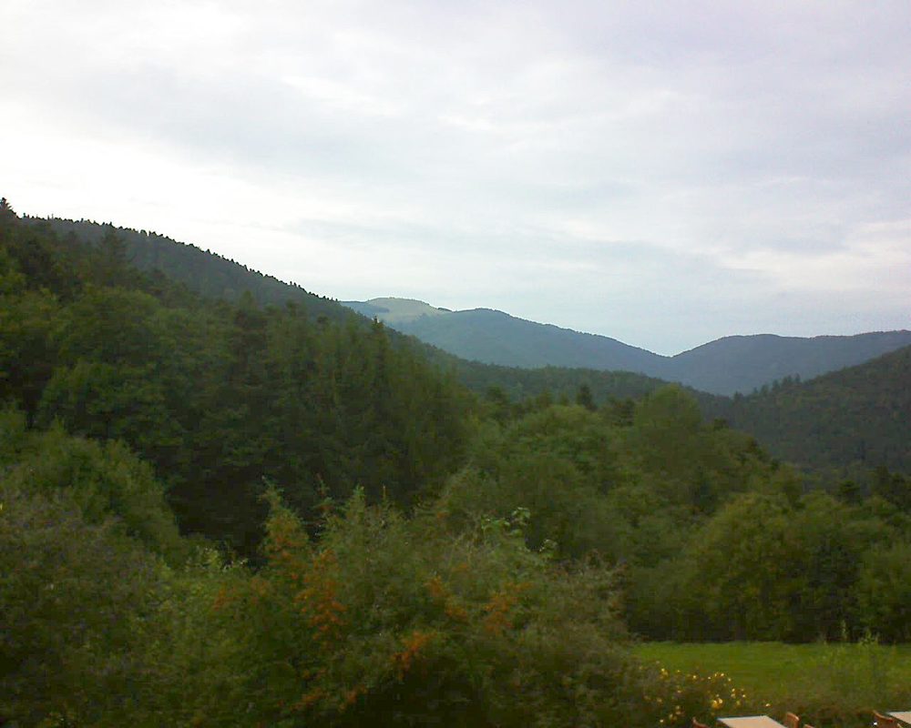 Le petit ballon vu depuis le Domaine Langmatt à Murbach le 11.09.2019 à 18:00 Le petit ballon (Alsace, Vosges) le 11.09.2019 à 18:00