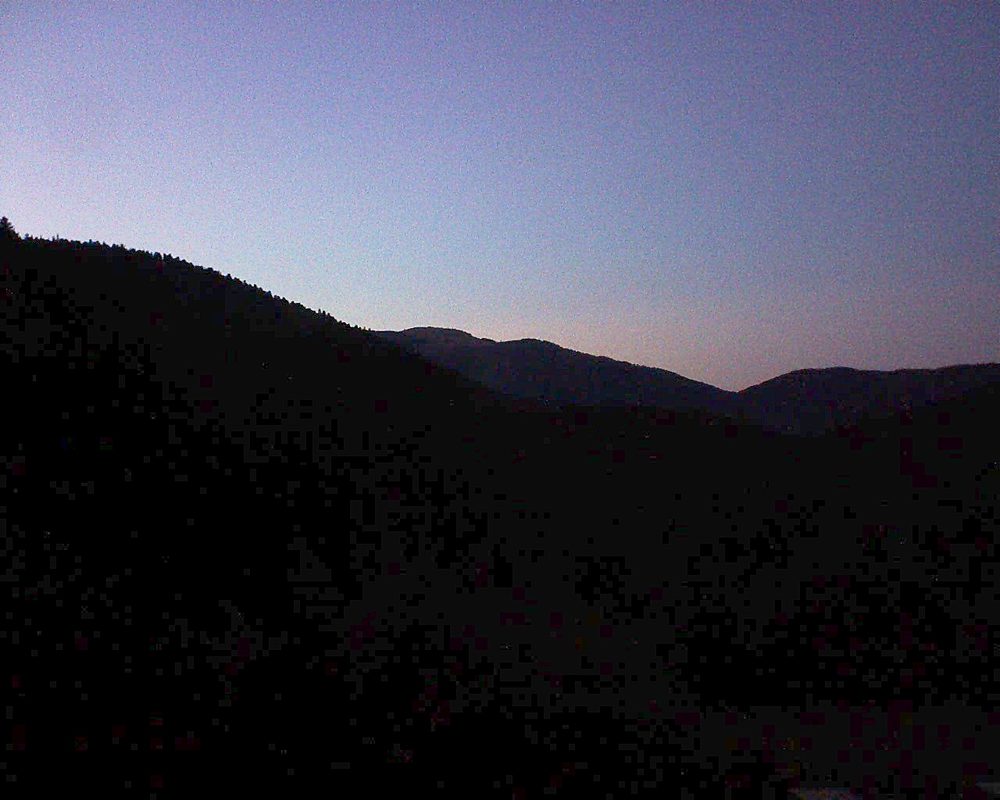 Le petit ballon vu depuis le Domaine Langmatt à Murbach le 12.09.2019 à 20:15 Le petit ballon (Alsace, Vosges) le 12.09.2019 à 20:15