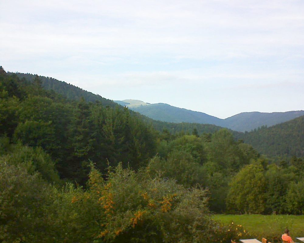 Le petit ballon vu depuis le Domaine Langmatt à Murbach le 14.09.2019 à 16:30 Le petit ballon (Alsace, Vosges) le 14.09.2019 à 16:30