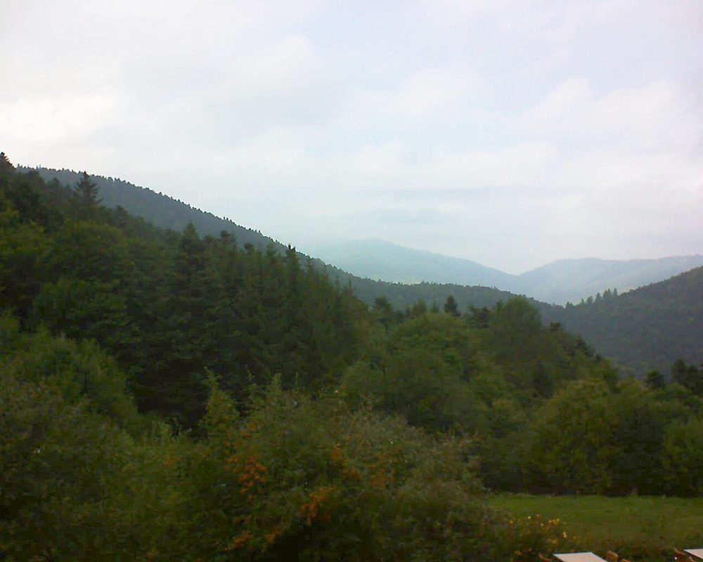 Le petit ballon vu depuis le Domaine Langmatt à Murbach le 17.09.2019 à 15:15 Le petit ballon (Alsace, Vosges) le 17.09.2019 à 15:15