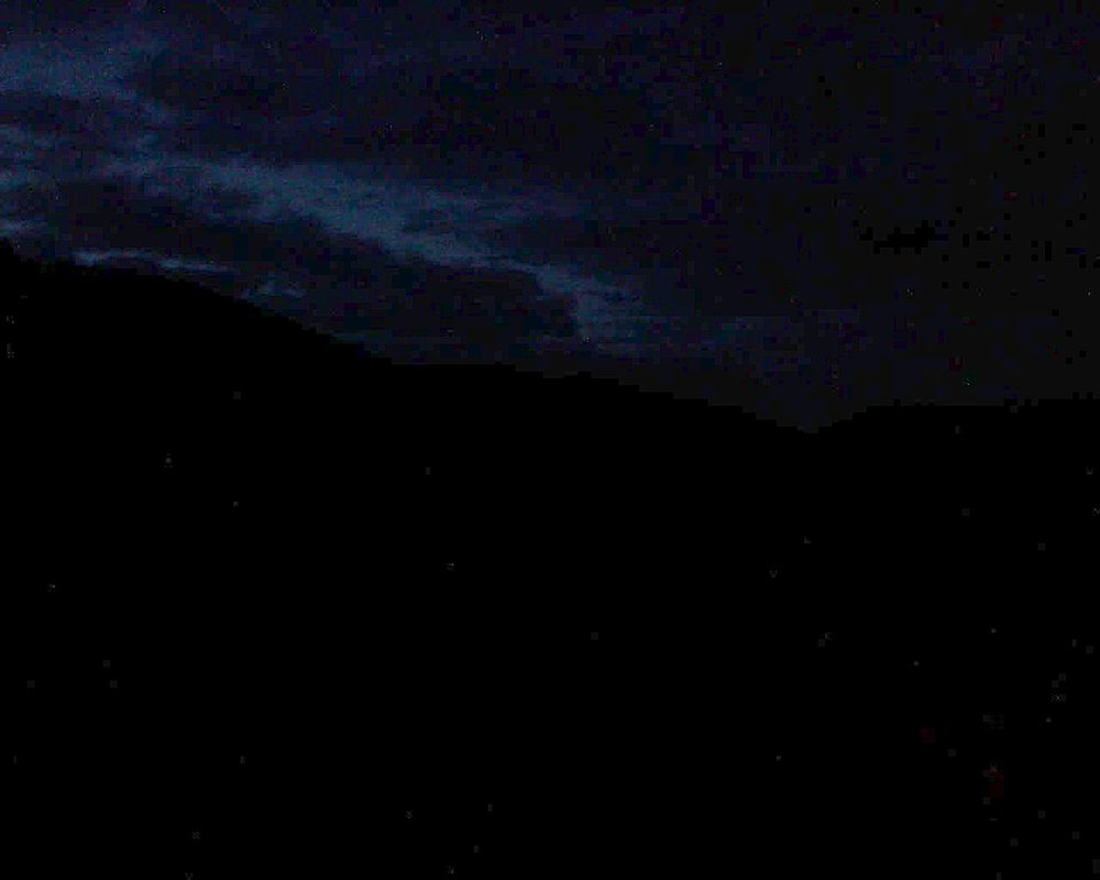 Le petit ballon vu depuis le Domaine Langmatt à Murbach le 23.09.2019 à 20:00 Le petit ballon (Alsace, Vosges) le 23.09.2019 à 20:00