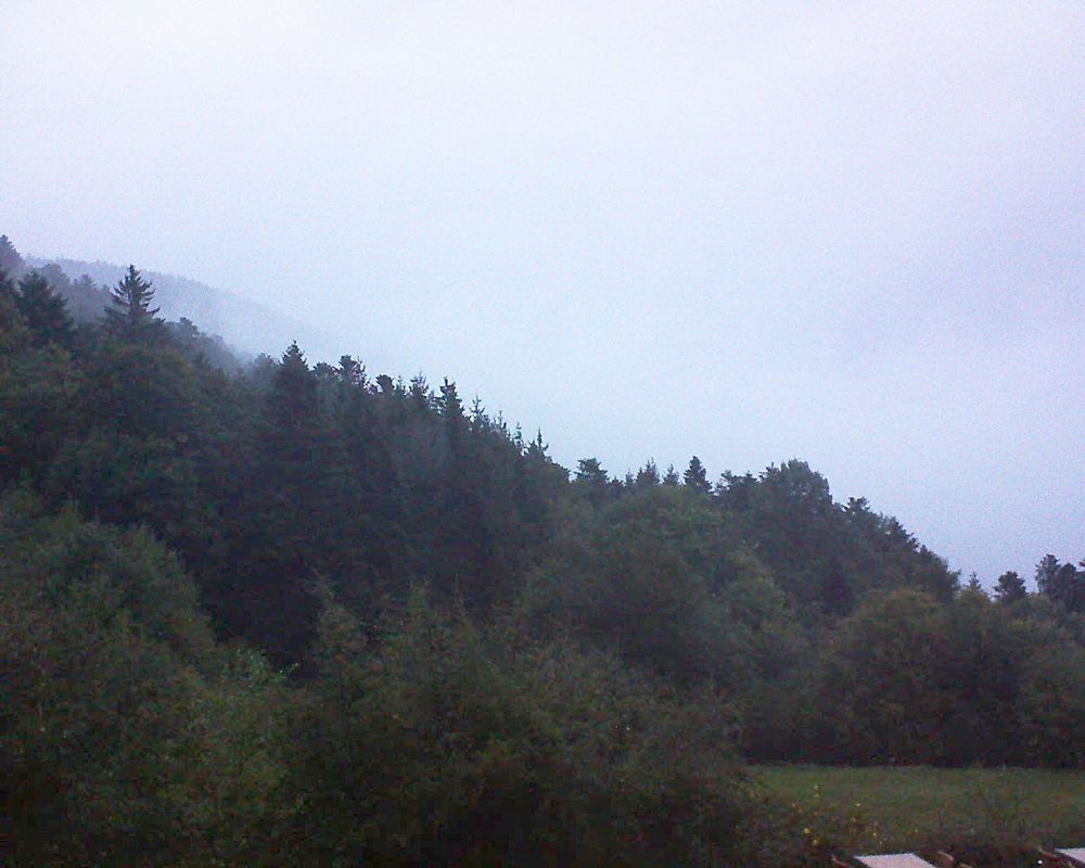 Le petit ballon vu depuis le Domaine Langmatt à Murbach le 24.09.2019 à 19:30 Le petit ballon (Alsace, Vosges) le 24.09.2019 à 19:30
