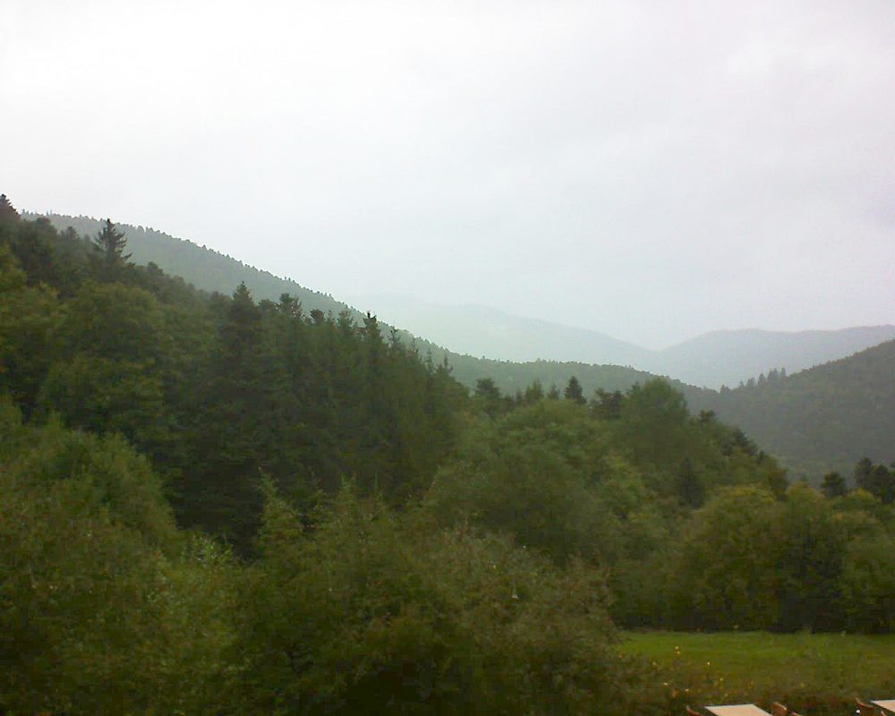 Le petit ballon vu depuis le Domaine Langmatt à Murbach le 25.09.2019 à 12:15 Le petit ballon (Alsace, Vosges) le 25.09.2019 à 12:15