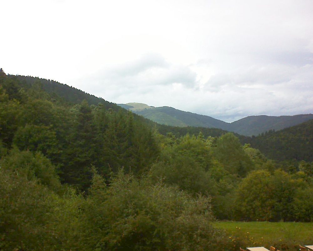 Le petit ballon vu depuis le Domaine Langmatt à Murbach le 25.09.2019 à 15:00 Le petit ballon (Alsace, Vosges) le 25.09.2019 à 15:00