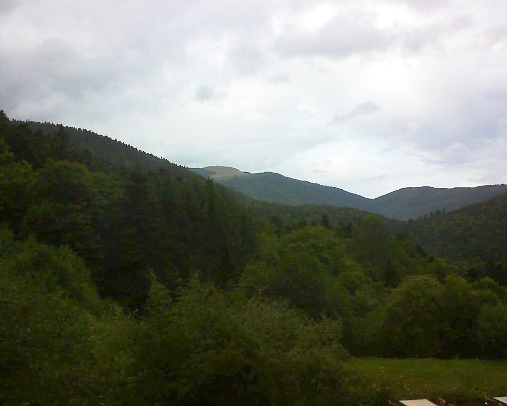 Le petit ballon vu depuis le Domaine Langmatt à Murbach le 25.09.2019 à 17:00 Le petit ballon (Alsace, Vosges) le 25.09.2019 à 17:00
