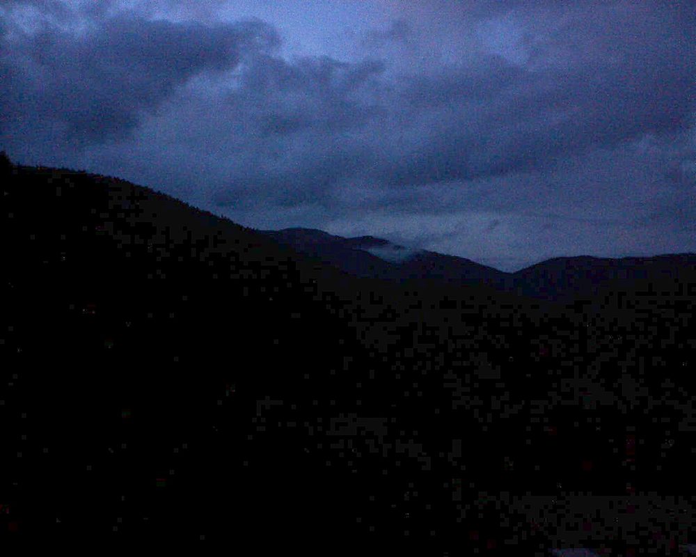 Le petit ballon vu depuis le Domaine Langmatt à Murbach le 25.09.2019 à 19:45 Le petit ballon (Alsace, Vosges) le 25.09.2019 à 19:45