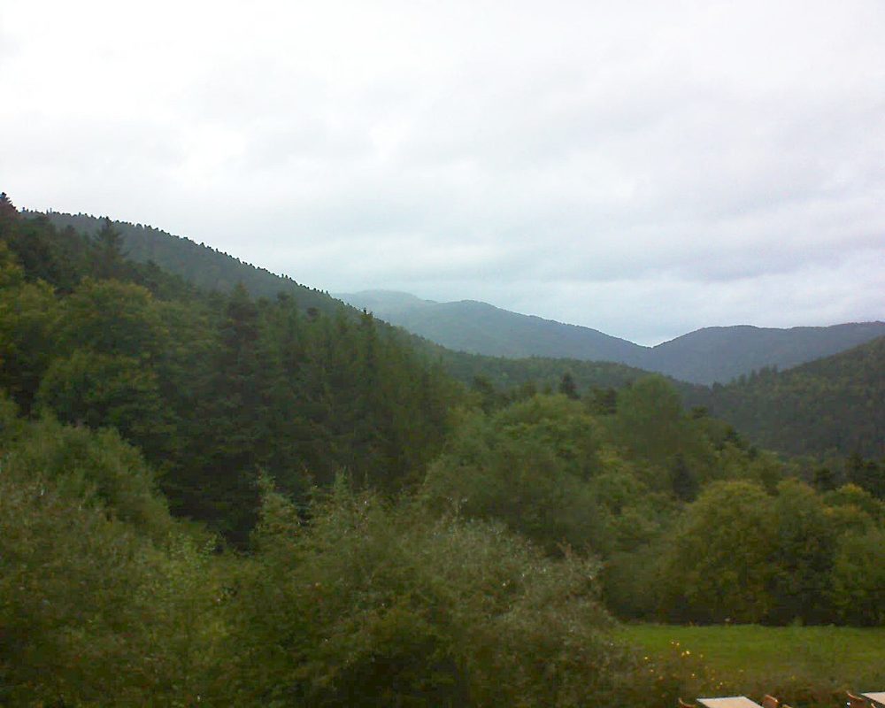 Le petit ballon vu depuis le Domaine Langmatt à Murbach le 26.09.2019 à 19:00 Le petit ballon (Alsace, Vosges) le 26.09.2019 à 19:00