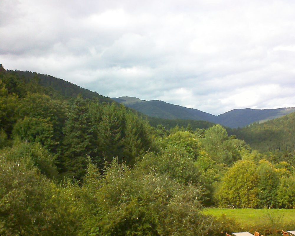Le petit ballon vu depuis le Domaine Langmatt à Murbach le 28.09.2019 à 15:00 Le petit ballon (Alsace, Vosges) le 28.09.2019 à 15:00