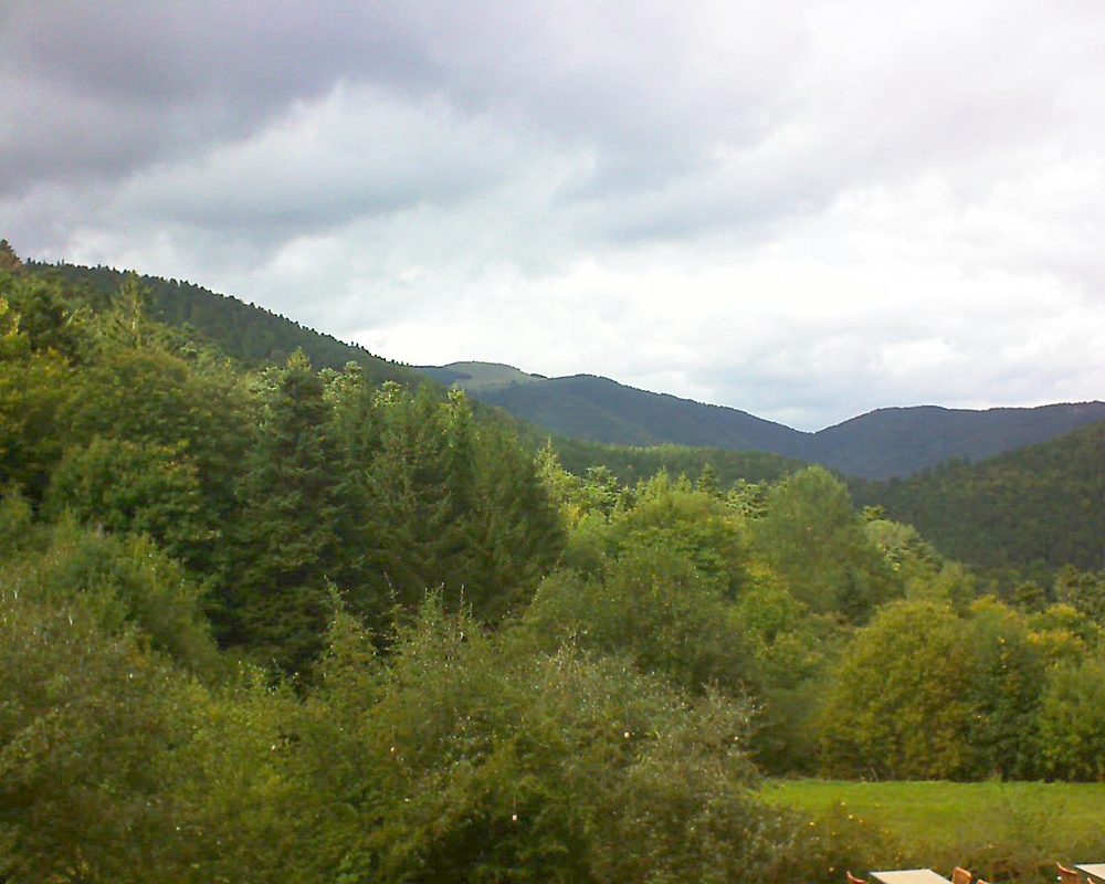 Le petit ballon vu depuis le Domaine Langmatt à Murbach le 28.09.2019 à 15:15 Le petit ballon (Alsace, Vosges) le 28.09.2019 à 15:15