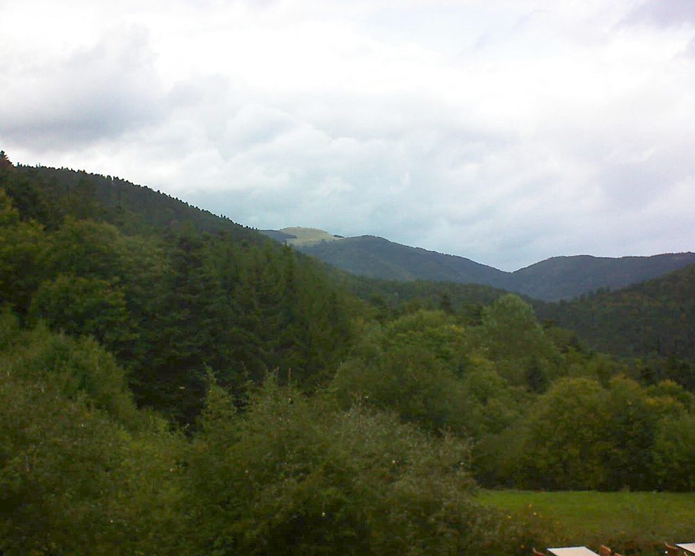 Le petit ballon vu depuis le Domaine Langmatt à Murbach le 28.09.2019 à 16:00 Le petit ballon (Alsace, Vosges) le 28.09.2019 à 16:00
