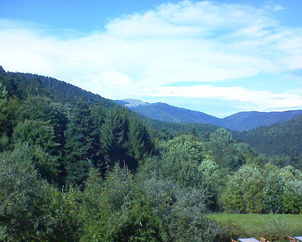 Le petit ballon vu depuis le Domaine Langmatt à Murbach le 29.09.2019 à 15:00 Le petit ballon (Alsace, Vosges) le 29.09.2019 à 15:00