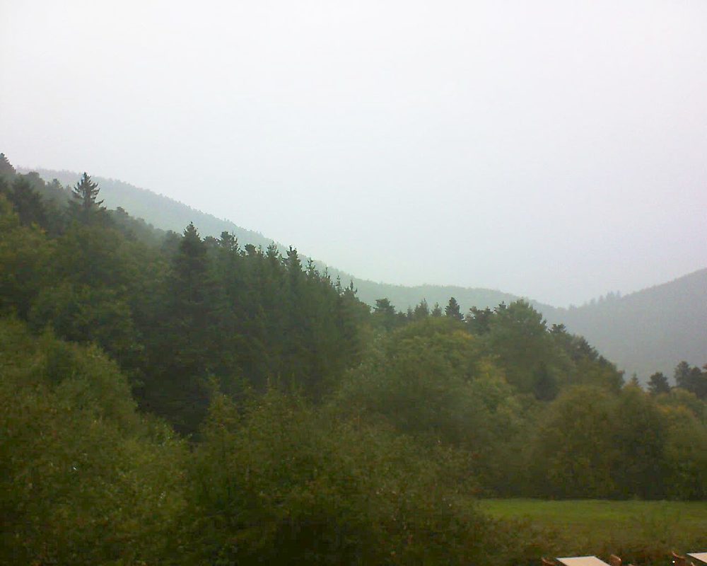 Le petit ballon vu depuis le Domaine Langmatt à Murbach le 04.10.2019 à 14:30 Le petit ballon (Alsace, Vosges) le 04.10.2019 à 14:30