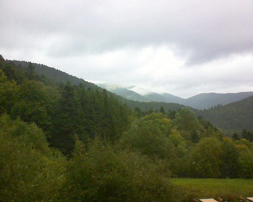 Le petit ballon vu depuis le Domaine Langmatt à Murbach le 04.10.2019 à 15:00 Le petit ballon (Alsace, Vosges) le 04.10.2019 à 15:00