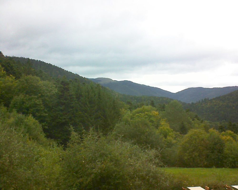 Le petit ballon vu depuis le Domaine Langmatt à Murbach le 06.10.2019 à 17:00 Le petit ballon (Alsace, Vosges) le 06.10.2019 à 17:00