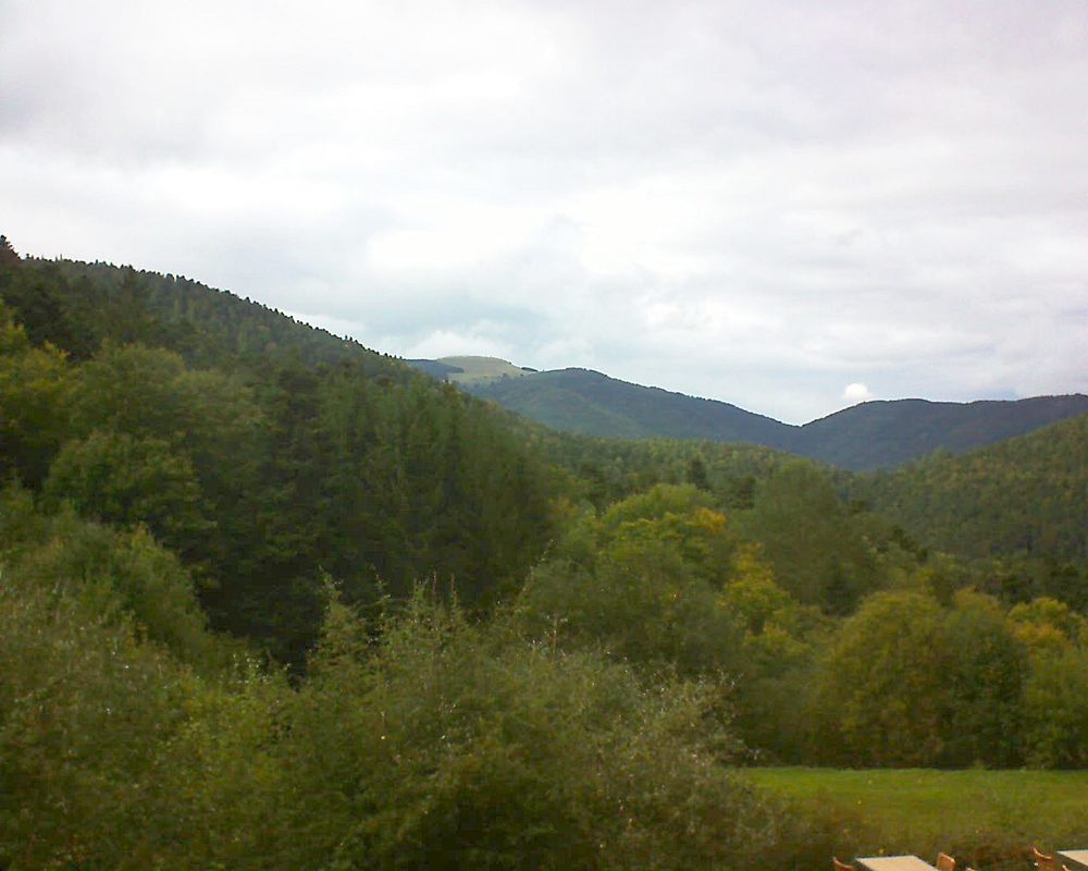 Le petit ballon vu depuis le Domaine Langmatt à Murbach le 07.10.2019 à 16:45 Le petit ballon (Alsace, Vosges) le 07.10.2019 à 16:45