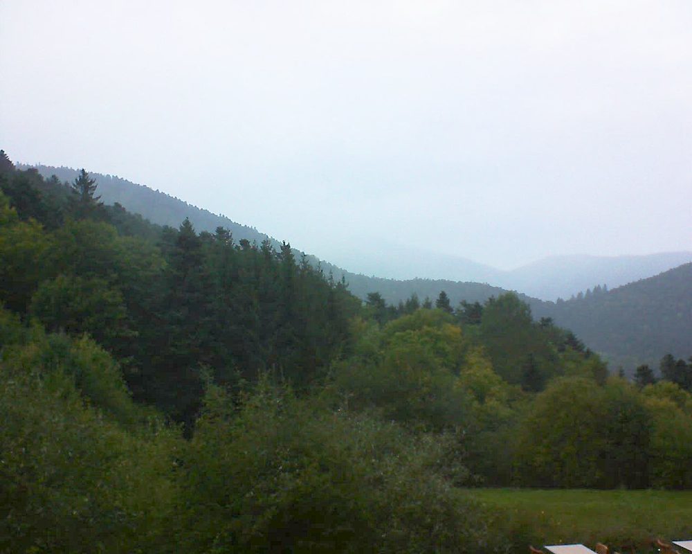Le petit ballon vu depuis le Domaine Langmatt à Murbach le 08.10.2019 à 17:00 Le petit ballon (Alsace, Vosges) le 08.10.2019 à 17:00