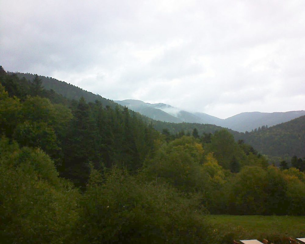 Le petit ballon vu depuis le Domaine Langmatt à Murbach le 09.10.2019 à 16:00 Le petit ballon (Alsace, Vosges) le 09.10.2019 à 16:00
